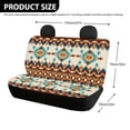 thumbnail image 4 of Yuyamidu Aztec African Tribal Car Seat Cover Fashion Bench Seats Protector Non Slip Auto Backseat Cover for Trunk, Van, SUV, Washable, 4 of 4