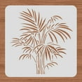 thumbnail image 3 of 1pc 12x12" Plant Theme Square Painting Stencils Leaf Pattern Reusable Plastic Drawing Stencils Templates for Painting on Scrapbook Fabric Tiles Floor Furniture Wood, 3 of 9