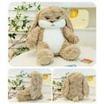 thumbnail image 3 of CassandraHayley Grumpy Bunny Plush Toy – Soft and Cuddly Stuffed Rabbit, Cute Bunny Stuffed Animal for Kids and Adults, Perfect Gift Idea for Birthday or Easter, 3 of 6