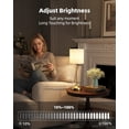 thumbnail image 6 of Rechargeable Table Lamp, 2-Pack, 8000mAh, Dimmable, Ambient Light, 2700K, Touch Control, Portable, LED, Wireless, Cordless, Battery Operated, Desk Lamp, Kitchen Lamp, Fabric Shade, for Dining Room, 6 of 8
