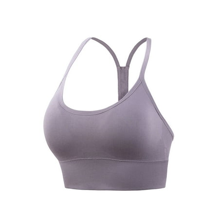 Clearance!Uooqdmx Bras for Women Plus Size Lingerie with String Underwear Bras Size Fitness Running Large Shockproof Woman Comfortable Bras for Women Purple L