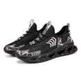 thumbnail image 4 of Men's Running Shoes Lace‑Up Mesh Upper Athletic Sneakers With Hollow‑Out Midsole for Daily Walking and Casual Outdoor Activities, 4 of 8