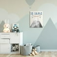 thumbnail image 2 of Stupell Industries Inspirational Be Brave Text Mountain Arrows Grey Blue Canvas Wall Art Design by Daphne Polselli, 24" x 30", 2 of 6
