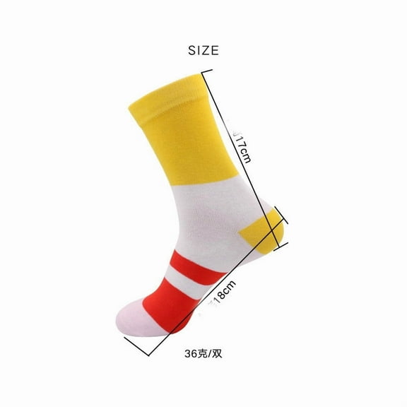 Sushi Salmon Socks Gift Box, Creative Funny High Socks for Men and Women, Colorful Cotton Crew Socks for Spring and Summer, Novelty Food Design Long Socks