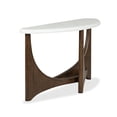 thumbnail image 3 of Magnussen Home Arwen Turkish Coffee Demilune Sofa Table, 3 of 9