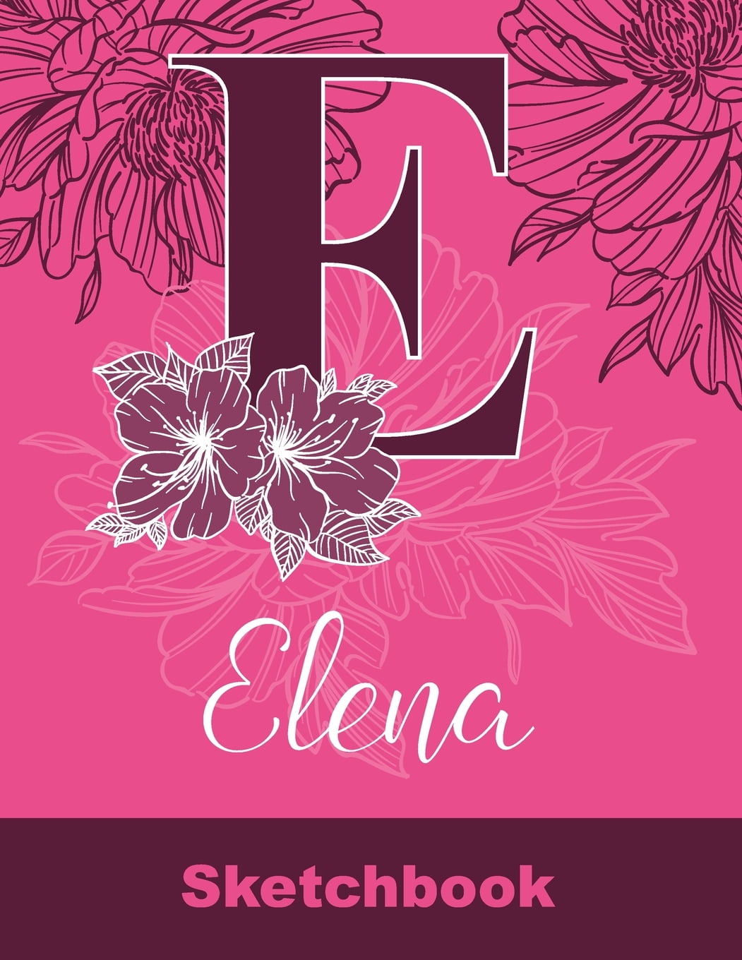 Elena Sketchbook Letter E Initial Monogram Personalized First Name Sketch Book For Drawing Sketching Journaling Doodling And Making Notes Cute And Trendy Custom Cover With Flowers For Women Girl Walmart Com Elena Sketchbook Letter E Initial Monogram Personalized First Name Sketch Book For Drawing Sketching Journaling Doodling And Making Notes Cute And Trendy Custom Cover With Flowers For Women Girl Walmart Com