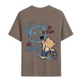 thumbnail image 7 of Men Back Typography Sayings Printed T-Shirt Crewneck Short Sleeve Casual Hop Pullover Tee Tops Coffee, 7 of 7