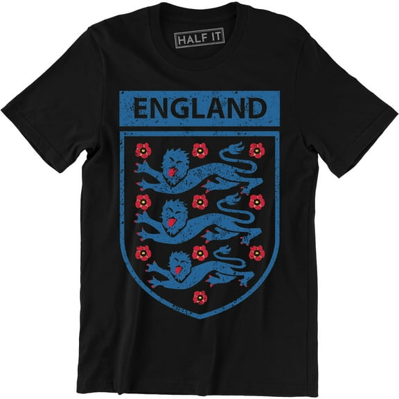 England Three Lions World Cup Team English Pride Fan Men's T-Shirt