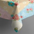 thumbnail image 4 of Pioneer Flower Floral Print Pattern Rectangle Tablecloth 60"x120", Waterproof Polyester Table Cloth, Wipeable Spillproof for Dining Camping Indoor Outdoor, 4 of 6