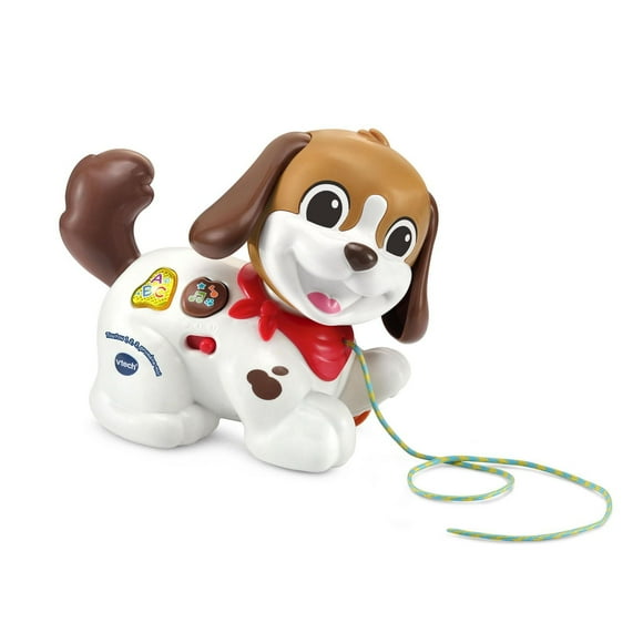 VTech Walk & Woof Puppy™ Pull-Along Dog for Toddlers - French Version