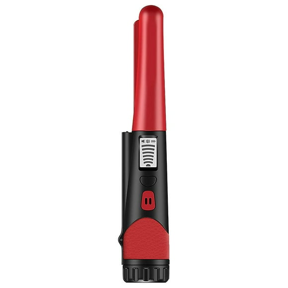 150*40*40mm Handheld Metal Detector Waterproof Pin Pointer Highly Sensitive Jewelry Finder Summer Vibration Auto Tuning Red Treasure Hunting Equipment