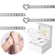 thumbnail image 1 of Pulsera Cerrada Bricolaje Y Sus Pulseras para Parejas Fecha Aniversario San Valentín Regalo, 1 of 9