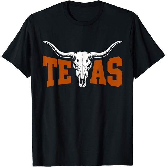 Texas Cowboy Skull Western Rodeo - Camiseta vaquera