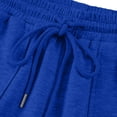 thumbnail image 6 of ZHYou No Boundarie Womens Baggy Sweatpants Casual Drawstring Y2k Huge Pockets Solid Comfy Lounge Stylish Pants for Women,Blue,Size 2XL, 6 of 8