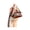 Coffee, variant on Keychain Mini Dumpling Bag Coin Purse Security Snap Detachable Wrist Strap Waterproof Imitation Leather Small Coin Wallet Key Chain