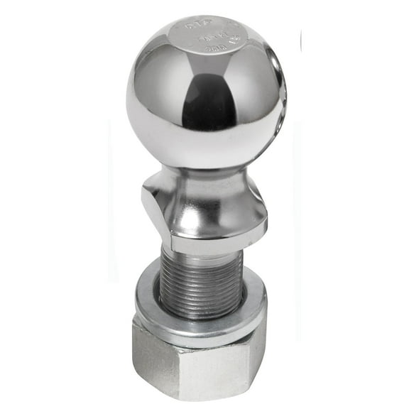Reese Towpower 7033920 Trailer Hitch Ball, 2 Inch Diameter, 8,000 lbs. Capacity, 1-1/4 Inch Shank Diameter, 2-3/4 Inch Shank Length, Chrome