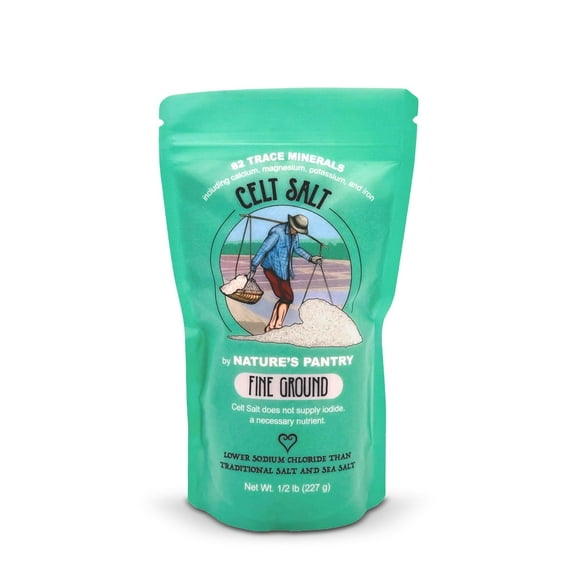 Celt Salt Fine Ground, 1/2 lb Bag