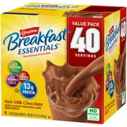 CARNATION BREAKFAST ESSENTIALS Rich Milk Chocolate 40-1.26 oz. Packets