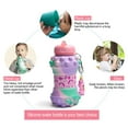 thumbnail image 4 of Louis Donné Collapsible Water Bottles For Kids, 19oz Unicorn Sports Water Bottle For Traveling, School, Outdoor, Cute Push Poping Bubble Design, Gifts For Girls, 4 of 6