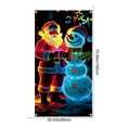 thumbnail image 3 of ToyKingdee Fluorescent Christmas Door Cover Party Banner, Glow in The Dark Christmas Banner with Santa & Tree, Fluorescent Outdoor/Indoor Decorations for Front Door, Party, Wall, 3 of 6