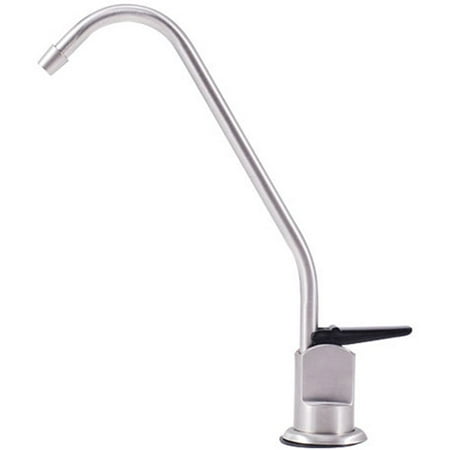 Auxiliary Faucet - Watts Premier Long Reach Lead Free Brush Nickel Auxiliary Air Gap Faucet, Chrome