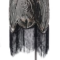 thumbnail image 4 of Vestido de noche con borlas y lentejuelas hechas a mano para mujer, 4 of 6