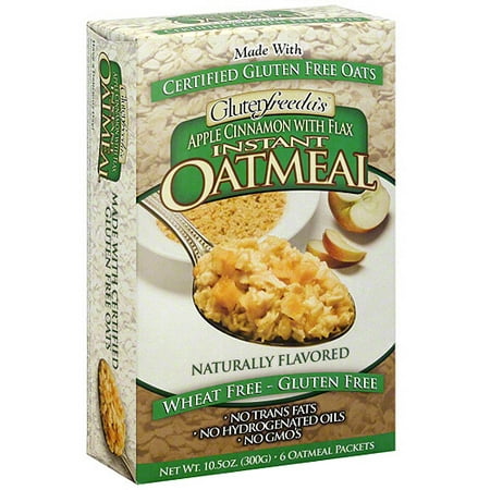 Glutenfreeda Apple Cinnamon Instant Oatmeal With Flax, 10.5 oz, 6ct (Pack of (Best Kind Of Oatmeal)