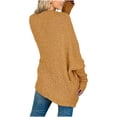 thumbnail image 5 of Long Sleeve Women's Open Front Batwing Fuzzy Knit Sweaters Chunky Cardigan, 5 of 7