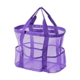 thumbnail image 2 of Fmbmuo Large Beach Tote Bags for Women with 9 Pockets, Mesh Travel Bags for Beach Pool Cruise Quick Dry, 2 of 4