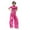 Hot Pink, variant on MUXiin Girls Sweatpants Size 10-12 Bowknot Baggy Y2k Parachute Track Pants Elastic Waist Athletic Pants Open Bottom Trendy Lightweight Sweatpants with Pockets Back To School Kids Clothes Size