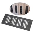 thumbnail image 3 of Salida de aire del gabinete Rejilla de ventilación de aire de metal Forma de rectángulo de la pared lateral Fanmusic Salida de aire del gabinete, 3 of 7