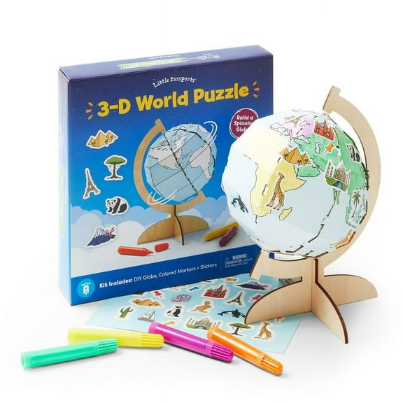 3-D WORLD PUZZLE
