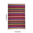 thumbnail image 2 of Bwiyojiz Nappe Couverture Colorée avec Franges Adaptée pour Décoration de Fête Table Canapé Pique-Nique Serviette de Plage, Cadeaux pour Elle, Multicolore, 2 of 4