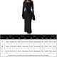 thumbnail image 2 of Vestido largo ajustado con cordones, vestido largo para mujer, vestido de fiesta elegante para club Ygjytge Negro T M para Mujer, 2 of 8