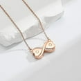 thumbnail image 3 of Infinity Urn Necklace for Women Double Heart Cremation Necklaces Jewelry Hold Two Ashes - Infinity Memorial Keepsakes Pendant Jewelry Gifts for Loved Ones, 3 of 7