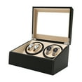 thumbnail image 6 of 4+6 Luxury Automatic Rotation Watch Winder Leather Storage Case Display Box Gift, 6 of 14