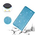 thumbnail image 7 of Decase Bling Case For Samsung Galaxy S24 Plus,Fashionable PU Leather Magnetic Flip Wallet Cover Ultra Slim Scratch-resistant Phone Shell for Galaxy S24 Plus (2024 Release),Skyblue, 7 of 7