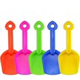 thumbnail image 1 of 5-Pack 7.7" Colorful Toy Spoons, Beach Toys 5-Color Plastic Spoon Sand Shovel Set for Kids, Random Colors, 1 of 4