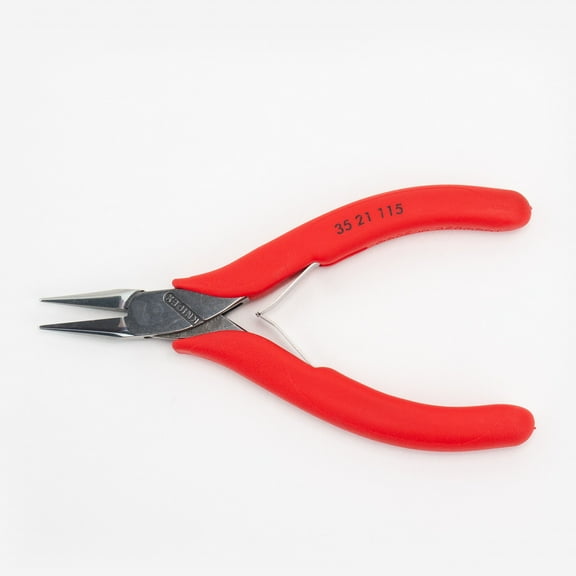 Knipex Chain Nose Plier,4-1/2" L,Smooth 35 21 115