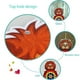 thumbnail image 4 of Objetivos Colgantes, Regalo Para Niños, Dispositivo De Seguridad, Tablas De Tiro Educativas Tempranas, Tiempo Libre, Juguetes Deportivos, Juego De Diana De Dibujos Animados 1 Juego qarigey OD015626-01, 4 of 5