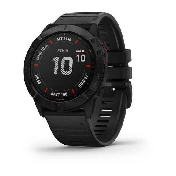 Reloj GPS Garmin Fenix 6 Zafiro Carbono DLC Garmin Fenix 6 Zafiro Carb DLC