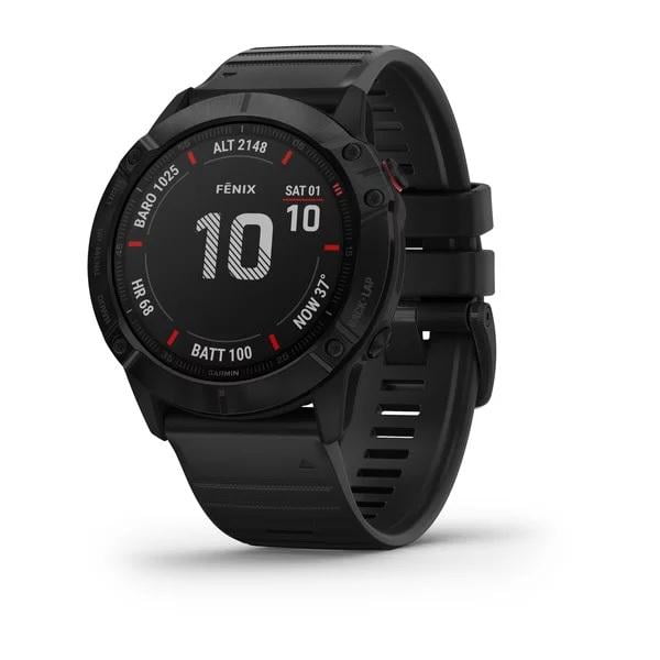 Reloj GPS Garmin Fenix 6 Zafiro Carbono DLC Garmin Fenix 6 Zafiro Carb DLC