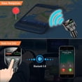 thumbnail image 3 of ZHAOCHENG Transmisor FM Bluetooth, Bluetooth V5.0 Dual USB Auto y adaptador QC3.0 compatible con disco U, 3 of 5