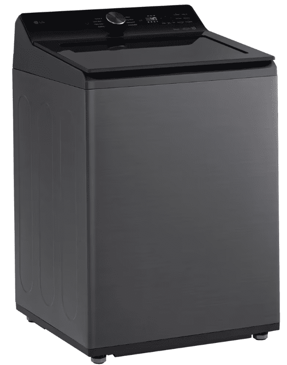 LG WT8205CL 4.8 cu. ft. Capacity Smart Top Load Washer, 4-Way Agitator, EasyUnload & AI Sensing, Platinum Black