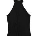 thumbnail image 2 of Tags Weekly Womens Mesh Insert Tank Top, Black, Small, 2 of 2