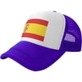 thumbnail image 1 of Flag of Spain Mesh Back Trucker Cap Baseball Cap, 1 of 8