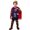 j45-Blue, variant on LIIPEE Boys King Costumes 7 Piece Kids Cute Party Dress Up Clothes Fashion Pretend Play Outfits,6-9 Years