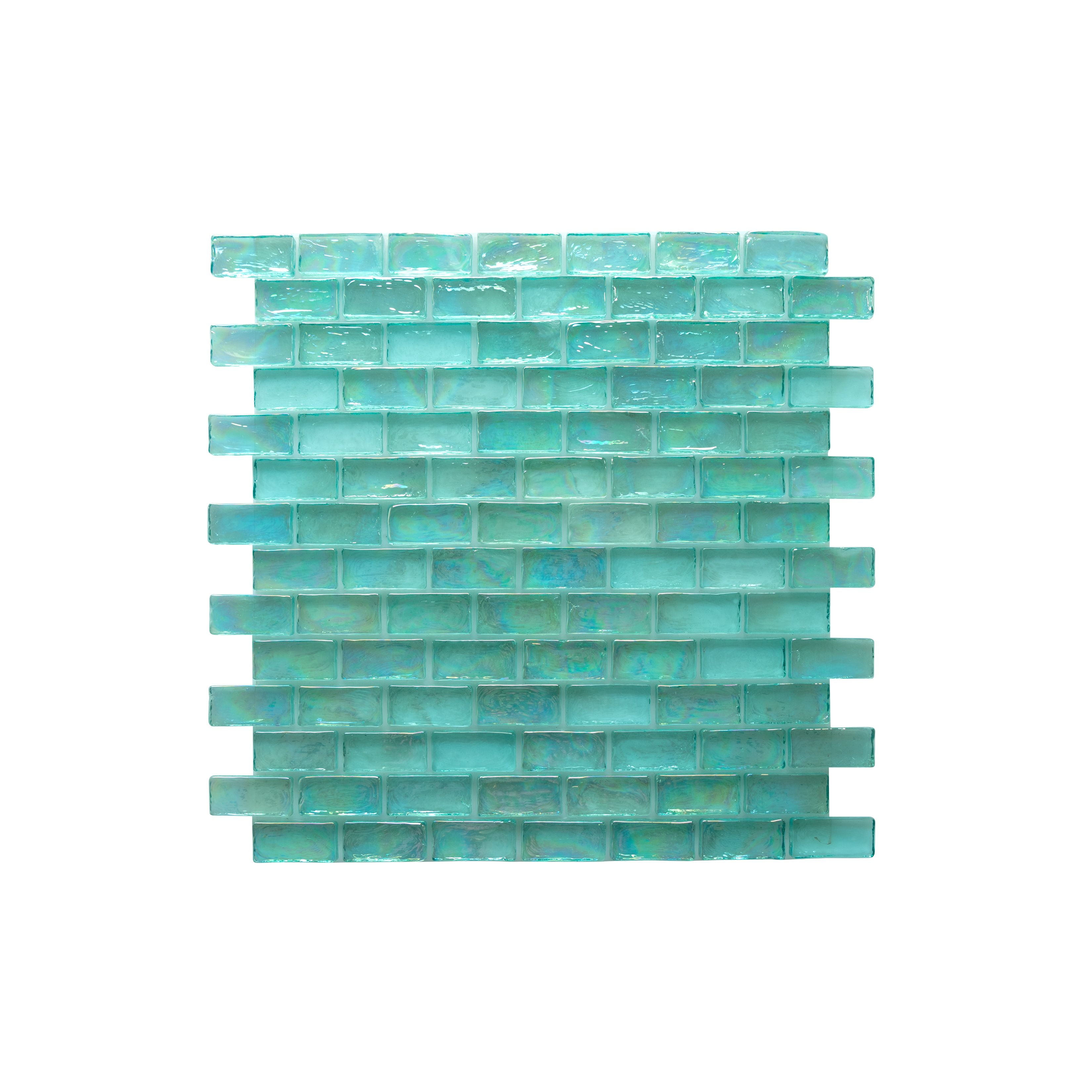 WS Tiles - Iridescent Teal 12 in. x 12 in. Linear Glass Mosaic Pool & Wall Tile (5 sq. ft. / Case) WS Tiles - Iridescent Teal 12 in. x 12 in. Linear Glass Mosaic Pool & Wall Tile (5 sq. ft. / Case)