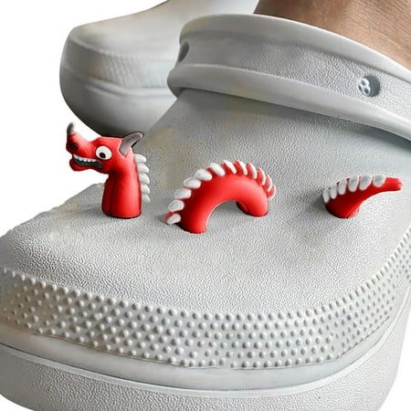 

〖Roliyen〗Holiday Decor Hole Matching Shoe Decoration Manual Shoe Shoe Shoe Accessories Trend Flower Buckle Hole Hole Shoe PVC Fashion DIY Other