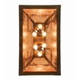 thumbnail image 5 of Meyda 148975 34 in. Deer Through The Trees Oblong Pendant, Antique Copper & Silver Mica, 5 of 7